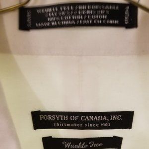 Forsyth of Canada Med White Dress Shirt